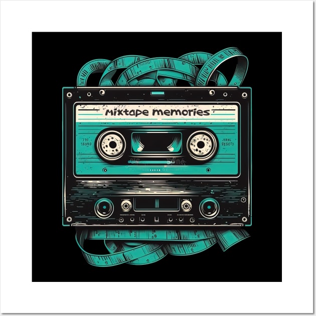 Mixtape Memories Wall Art by MaxDeSanje 